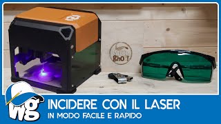 Incisione laser rapida e veloce [upl. by Fonville]