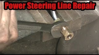 Repairing a Leaking Power Steering Line [upl. by Budd]