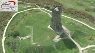 Castle Hill Huddersfield  Aerial Video [upl. by Ozkum]