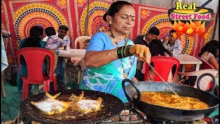 Alibag Beach Fish Fry  Alibaug Non Veg  Indian Street Food [upl. by Nwahsiek360]