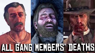 Red Dead Redemption 2 amp 1  All Gang Members Deaths from Davey to Abigail PC 4K [upl. by Bork694]