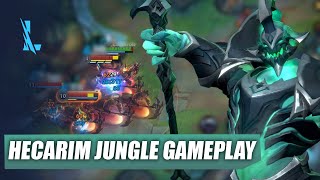 Hecarim Jungle Gameplay  Wild Rift [upl. by Ahsinev]