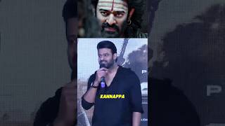 Prabhas About Kannappa🔥Rudra Character  Mohan Babu  Vishnu Manchu [upl. by Maxwell]