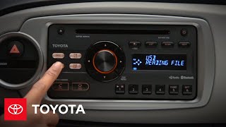 2012 Yaris HowTo AUX Input  Toyota [upl. by Scutt]