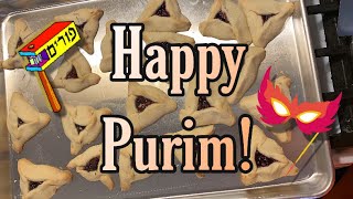 Hamantaschen Cookie Baking  Happy Late Purim [upl. by Eanat]