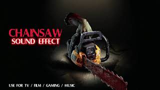 Chainsaw  Sound Effect FREE [upl. by Ahsiei]