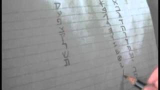 Learn to Write Aramaic  the early epigraphic alphabet [upl. by Kulda110]