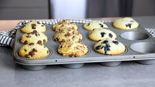 EASY MUFFIN RECIPE  Muffin Base Recipe [upl. by Ahl]