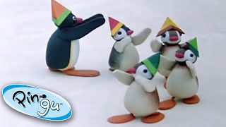 Pingu and Pinga Play at the Kindergarten  Pingu Official  1 Hour  Cartoons for Kids [upl. by Aziram]