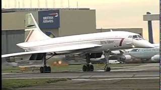 British Airways Supersonic Concorde at Heathrow [upl. by Dittman14]