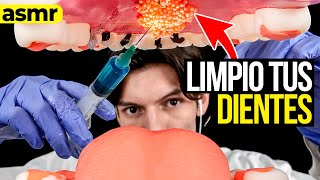 ASMR LIMPIEZA DE DIENTES Dentista asmr roleplay  ASMR Español  mol asmr [upl. by Adamok729]