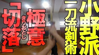 【不敗の技法】小野派一刀流剣術「極意“切落”のリアル」 Onoha Ittoryu Kenjutsu KIRIOTOSHIquot [upl. by Nylarac]