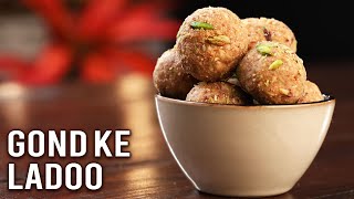 Gond Ke Laddu  How To Make Gond Ladoo  Healthy Laddu Recipe  Winter Special Recipe By Ruchi [upl. by Noiram47]