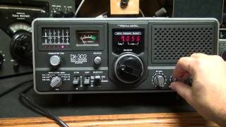 Realistic DX302 Shortwave receiver Ham Radio Receiver Demo [upl. by Deehan337]