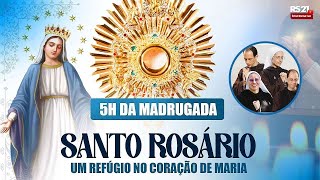 Santo Rosário  AO VIVO  Instituto Hesed  Rede Século 21 AO VIVO [upl. by Kravits]