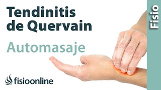 Automasaje para la tendinitis de De Quervain o del pulgar [upl. by Meesaw173]