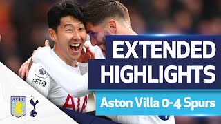 Sonny masterclass  Aston Villa 04 Tottenham  EXTENDED HIGHLIGHTS [upl. by Daas387]