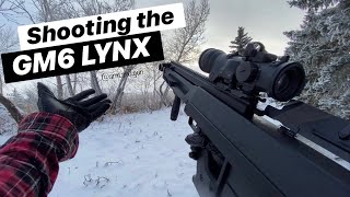 Shooting the 50BMG BEAST GM6 Lynx [upl. by Ellimac]