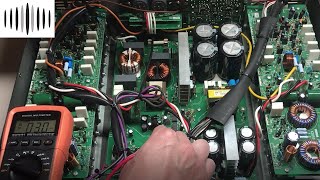 DR 20  Yamaha P5000S Amplifier Troubleshooting and Repair  No Power [upl. by Anitsrhc]