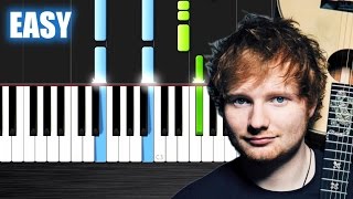 Ed Sheeran  Photograph  EASY Piano Tutorial by PlutaX  Synthesia [upl. by Akemrej]