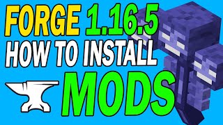 How To Download amp Install Forge  Mods Minecraft Forge 1165 Tutorial [upl. by Lerim362]