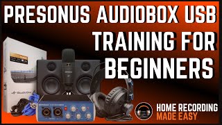 AudioBox USB 96  Training For Beginners [upl. by Aneeram]