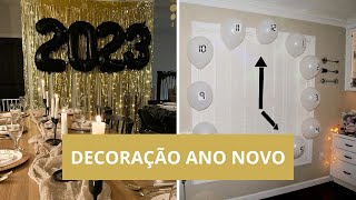 IDEIAS DECORAÇÃO ANO NOVO [upl. by Allehs787]