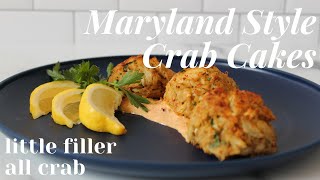 MARYLANDSTYLE CRAB CAKE SERVED WITH REMOULADE SAUCE [upl. by Garbe]