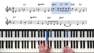 quotPure Imaginationquot Jazz Piano Lesson For Beginners [upl. by Acinnor]