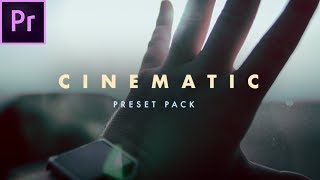 FREE Cinematic Preset Pack for Premiere Pro CC 2018  4K Crop Bars [upl. by Esylla336]