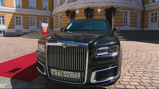 Aurus Kortezh  New Russian official limousine for Vladimir Putin [upl. by Patrick]