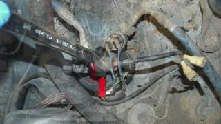 Mercedes W123 Temperature Sensor Replacement DIY [upl. by Bihas972]