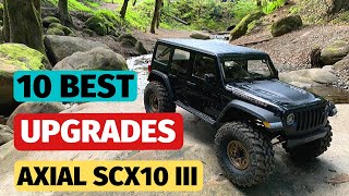 10 Best Axial SCX10 III Upgrades and Mods  with before amp after video [upl. by Jolee]