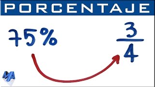 Convertir porcentaje a fraccion [upl. by Ennad]