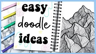 10 EASY DrawingDoodle Ideas to Try When Youre Bored at Home [upl. by Dehnel528]