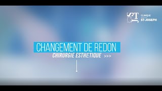 Changement de redon en chirurgie esthétique [upl. by Oiuqise]