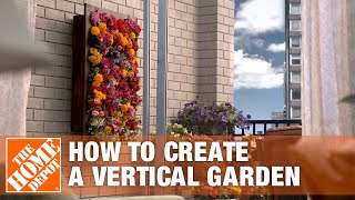 DIY Living Wall  Vertical Garden Planters  The Home Depot [upl. by Noella555]