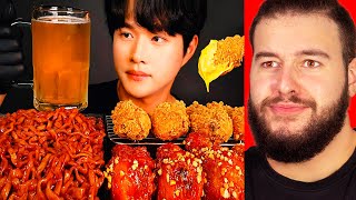 Coreano Cocinando Pollo En Una Lata de Cerveza   ASMR MUKBANG [upl. by Uv]