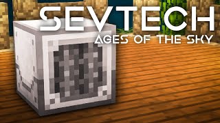 SevTech Ages of the Sky Ep 31 Easy Mob Farming [upl. by Yelyak]