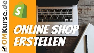 Onlineshop erstellen in 10 Minuten ► Shopify Tutorial Deutsch Kostenlos [upl. by Nihi112]