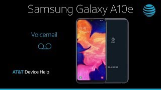 Access Voicemail on your Samsung Galaxy A10e  ATampT Wireless [upl. by Lewison44]