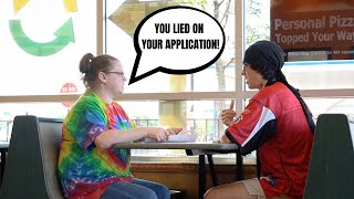 Terrible Subway Job Interview Prank [upl. by Gnouc]