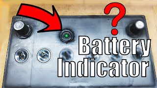 Whats inside car battery indicator  How to read car battery indicator [upl. by Mcnelly]