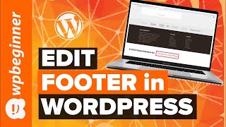 👣 How to Edit the Footer in WordPress Step by Step 📝 [upl. by Knipe]