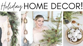 CHRISTMAS DECORATING IDEAS  HOLIDAY DECOR HAUL [upl. by Eilahs]