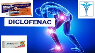 Diclofenac  VoltarenCataflam  Mechanism of Action Dosage Indications  Adverse Effect English [upl. by Asiilanna]