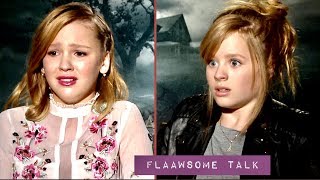 Talitha Bateman amp Lulu Wilson CRY In Interview [upl. by Horner]