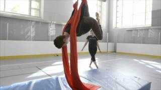 Students Learn Aerial Dancing [upl. by Adiela706]