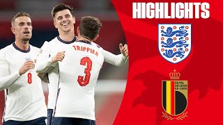 England 21 Belgium  Mount Seals Comeback Win To Top Group  UEFA Nations League  Highlights [upl. by Emlyn]