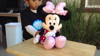 Minnie Mouse Tickled Pink Plush video review [upl. by Anastas620]